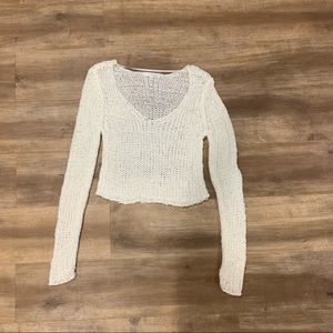 White Crochet Crop Top